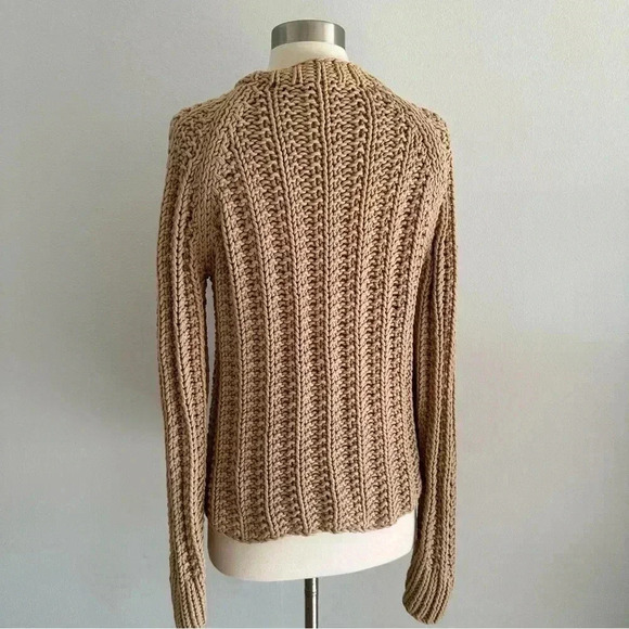 VINTAGE J. CREW HAND KNIT CHUNKY KNIT SWEATER S - Picture 10 of 10
